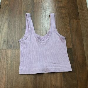 Out From Under Drew Seamless Ribbed Cropped Tank Top